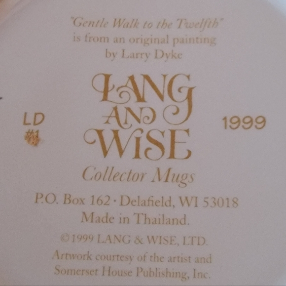 Augusta National Mug "Gentle Walk to the Twelfth" by Larry Dyke Lang&Wise 1999 - Picture 7 of 9